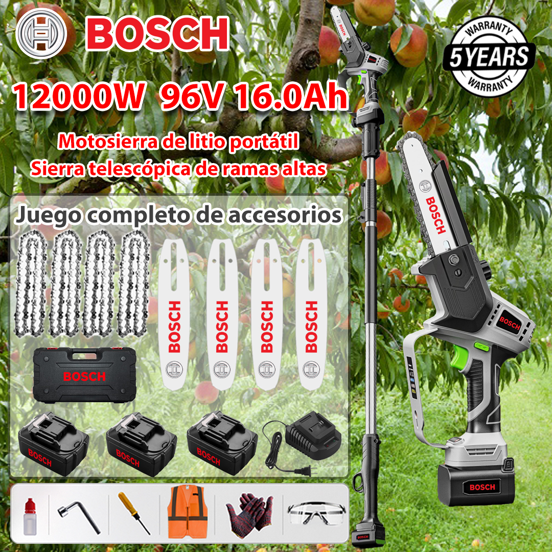  Motosierra sin escobillas de litio Bosch 12000W