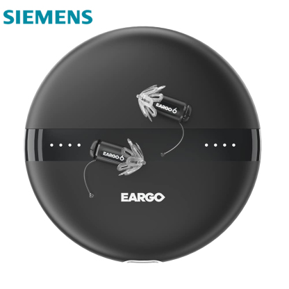 【Originalni avtentični】Siemens EARGO 7 OTC slušni aparat – skoraj neviden, polnilen, prilagodljiv CI