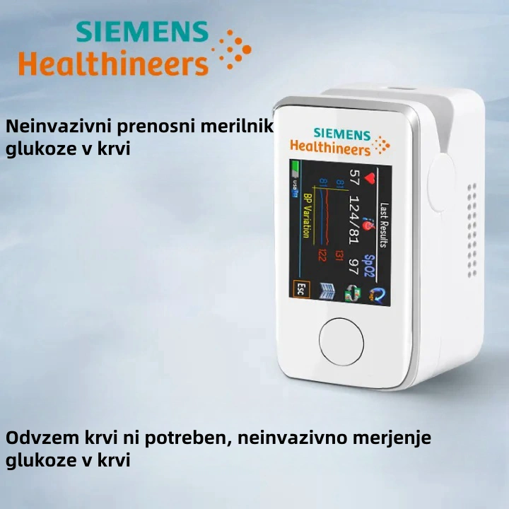 2025 Siemensov neinvazivni merilnik glukoze v krvi nova neboleča izkušnja