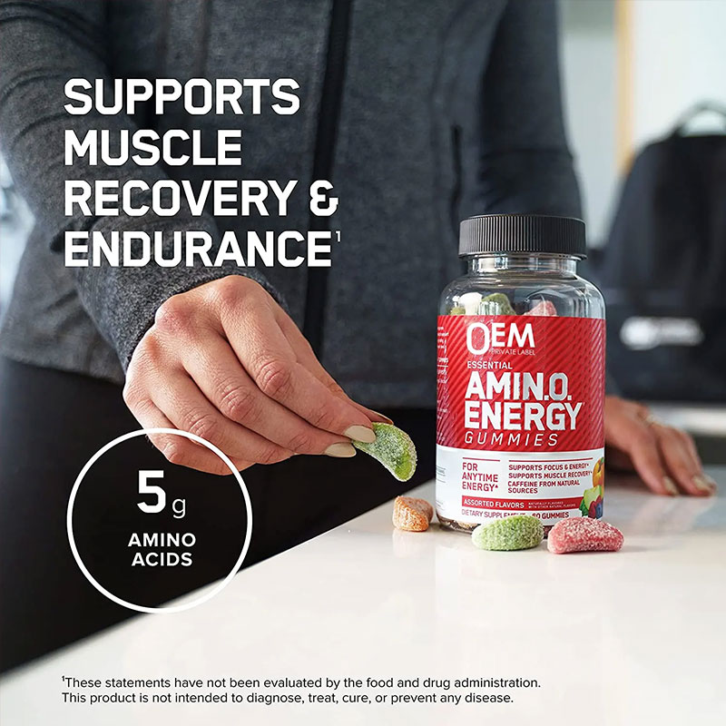 Energy Gummies with Amino Acids – Natural Support for Exercise and Fitness