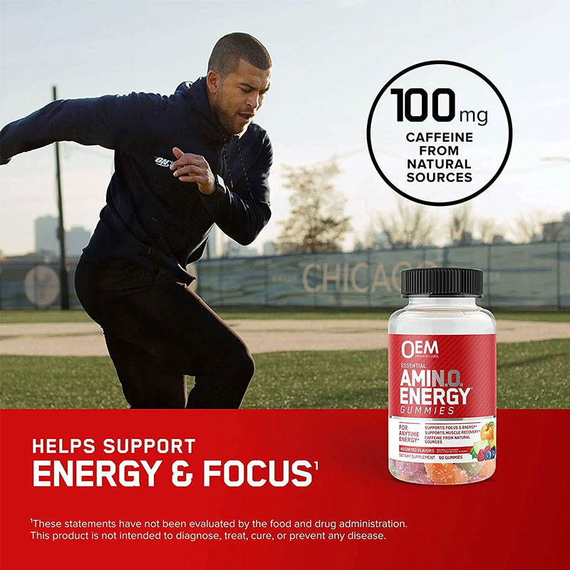 Energy Gummies with Amino Acids – Natural Support for Exercise and Fitness