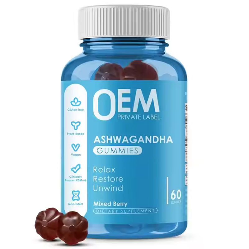 Ashwagandha & Vitamin D2 Gummies – Relaxation & Wellness Support