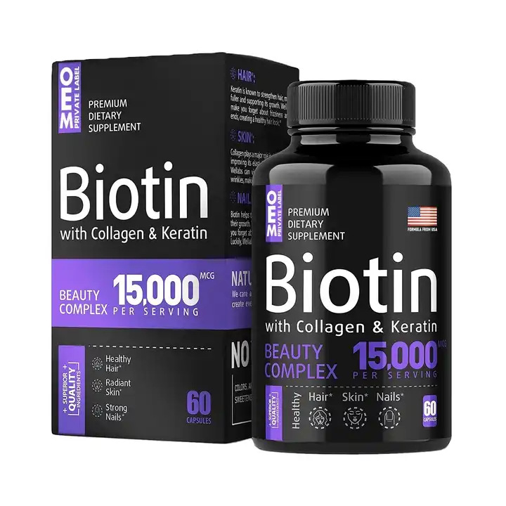 Biotin & Vitamin B Complex Capsules – Beauty & Wellness Support