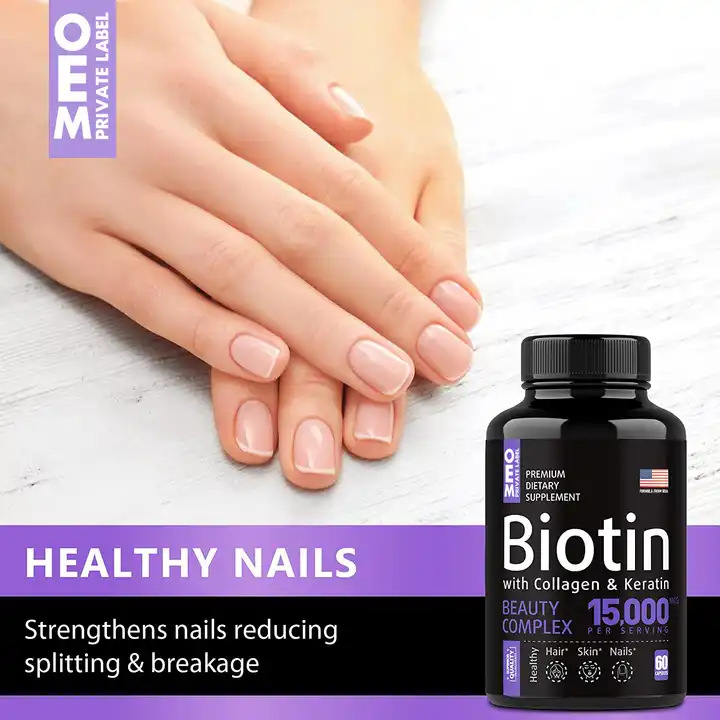 Biotin & Vitamin B Complex Capsules – Beauty & Wellness Support