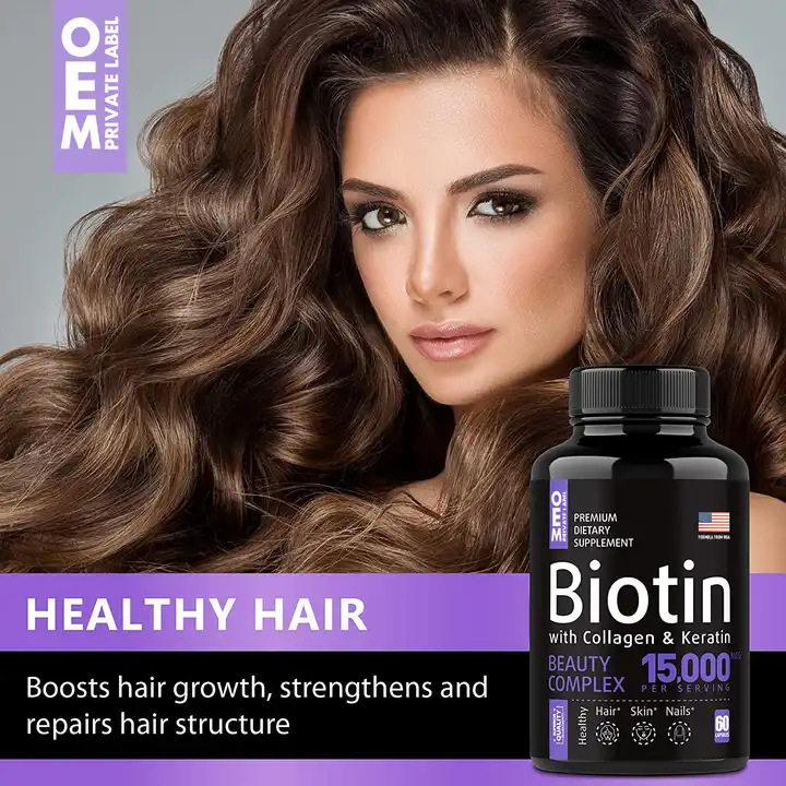 Biotin & Vitamin B Complex Capsules – Beauty & Wellness Support