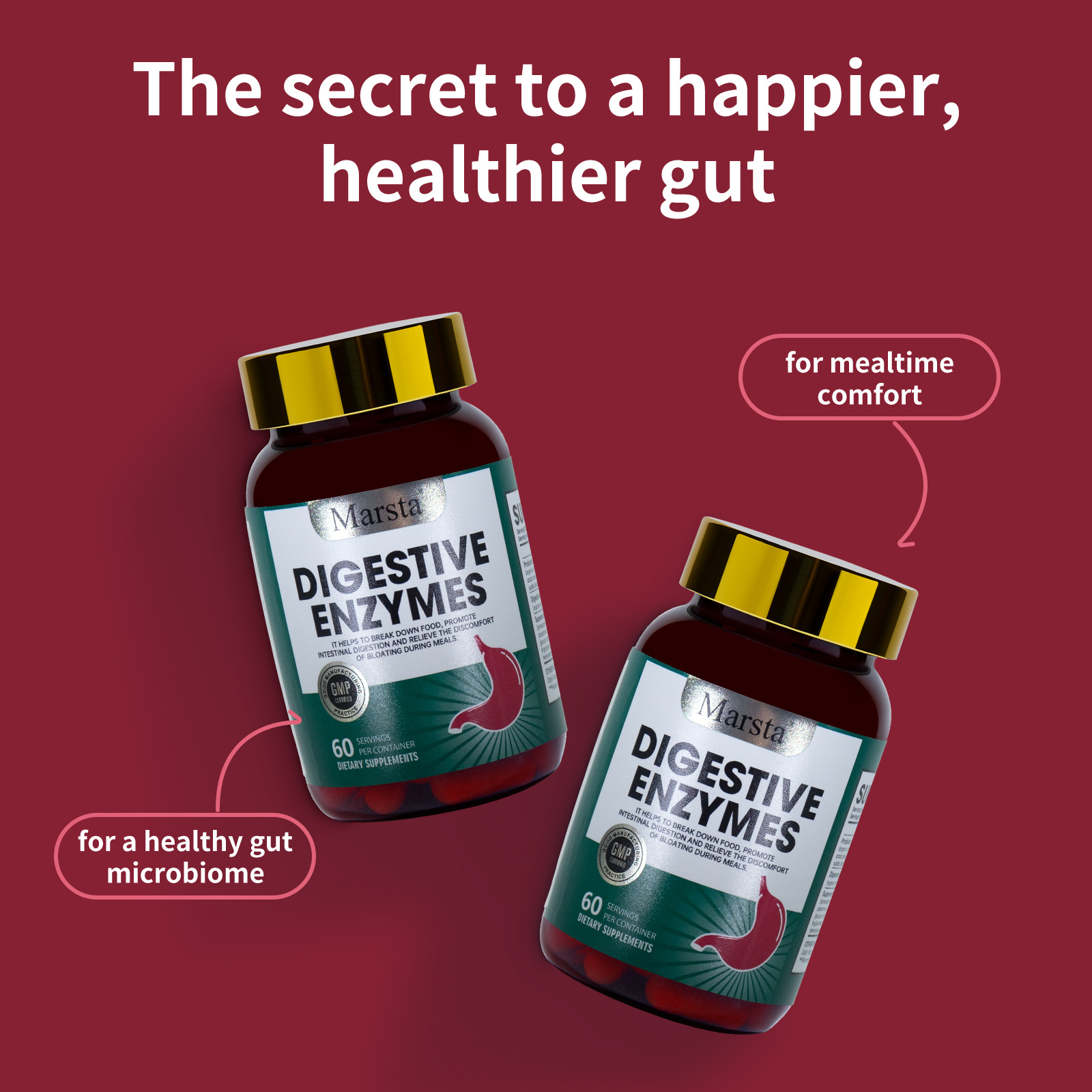 Digestive Enzyme Capsules – Probiotic & Enzyme Digestive Support