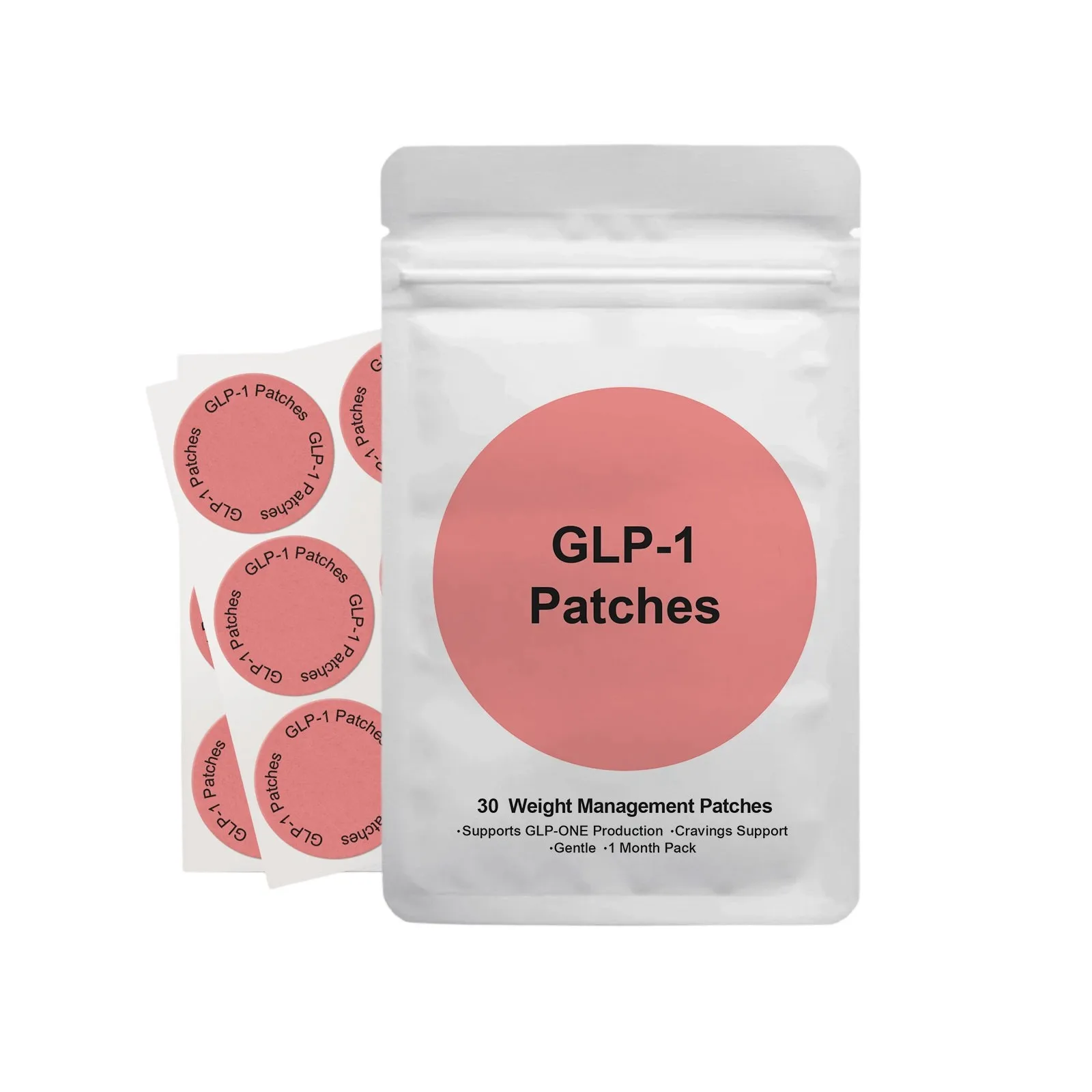 GLP-1 Skin Care & Wellness Patches – 30-Day Gentle Support Pack