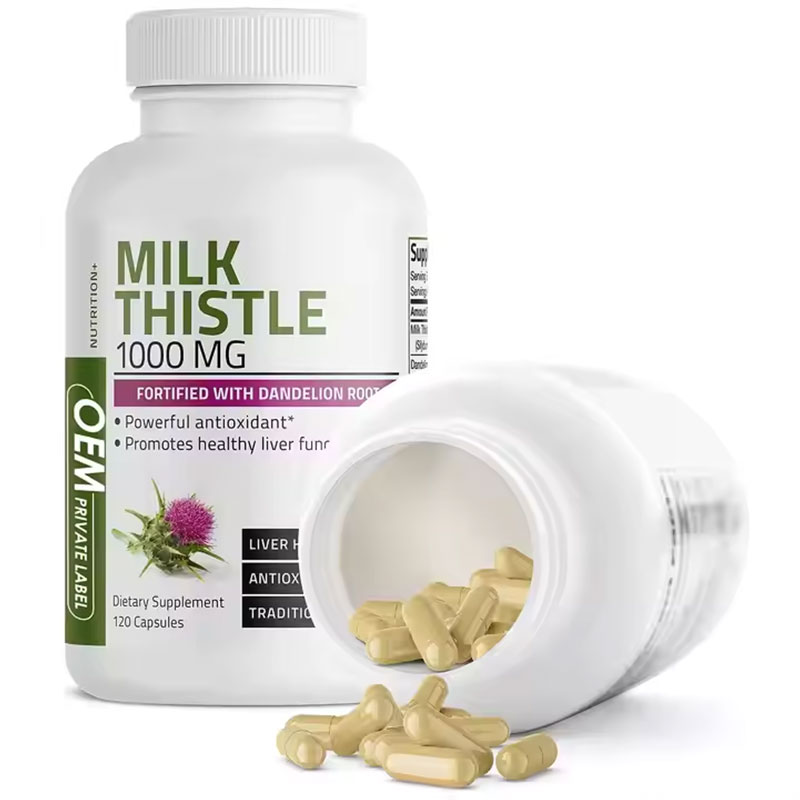 Milk Thistle & Dandelion Root Capsules – Liver Support Supplement