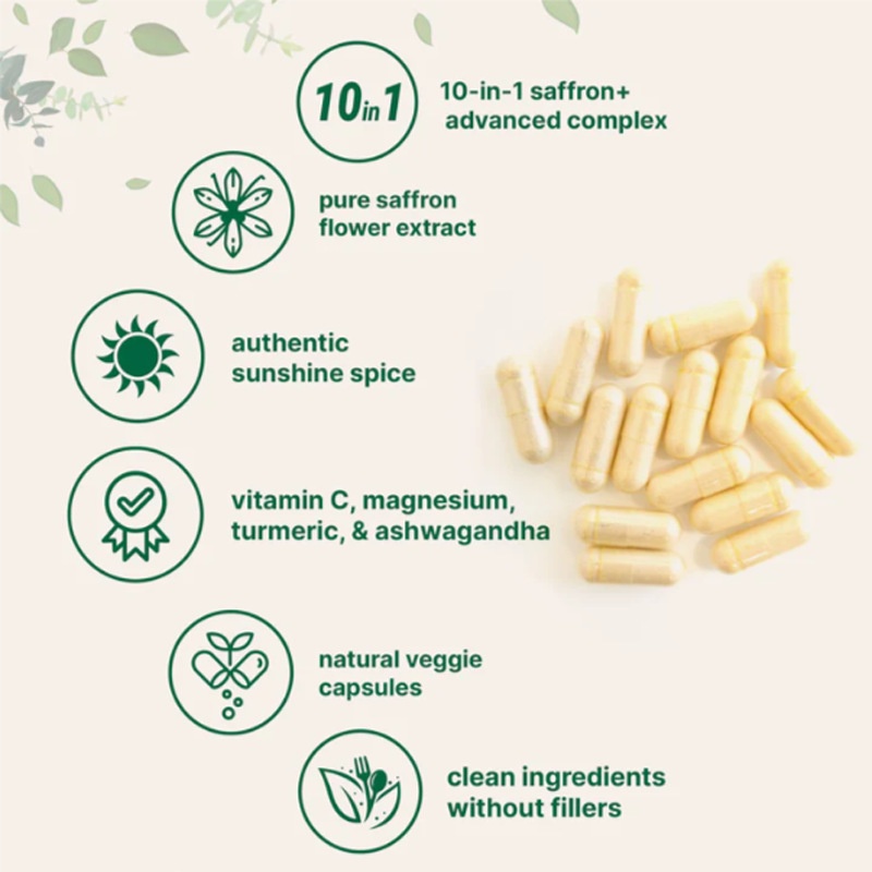 Saffron Advanced Capsules – 60 Capsules