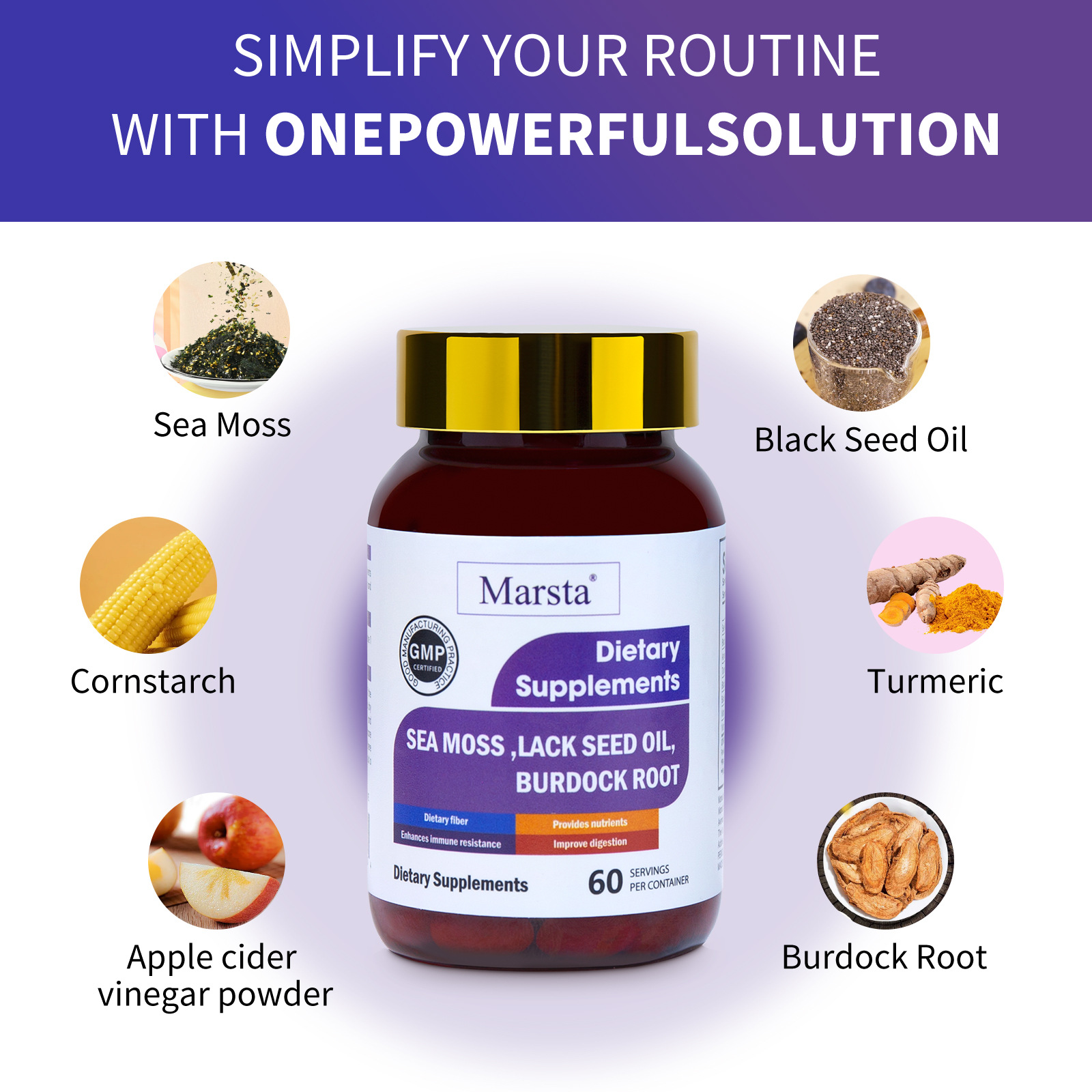 Seaweed Mineral Capsules – Immune Boost & Digestive Support