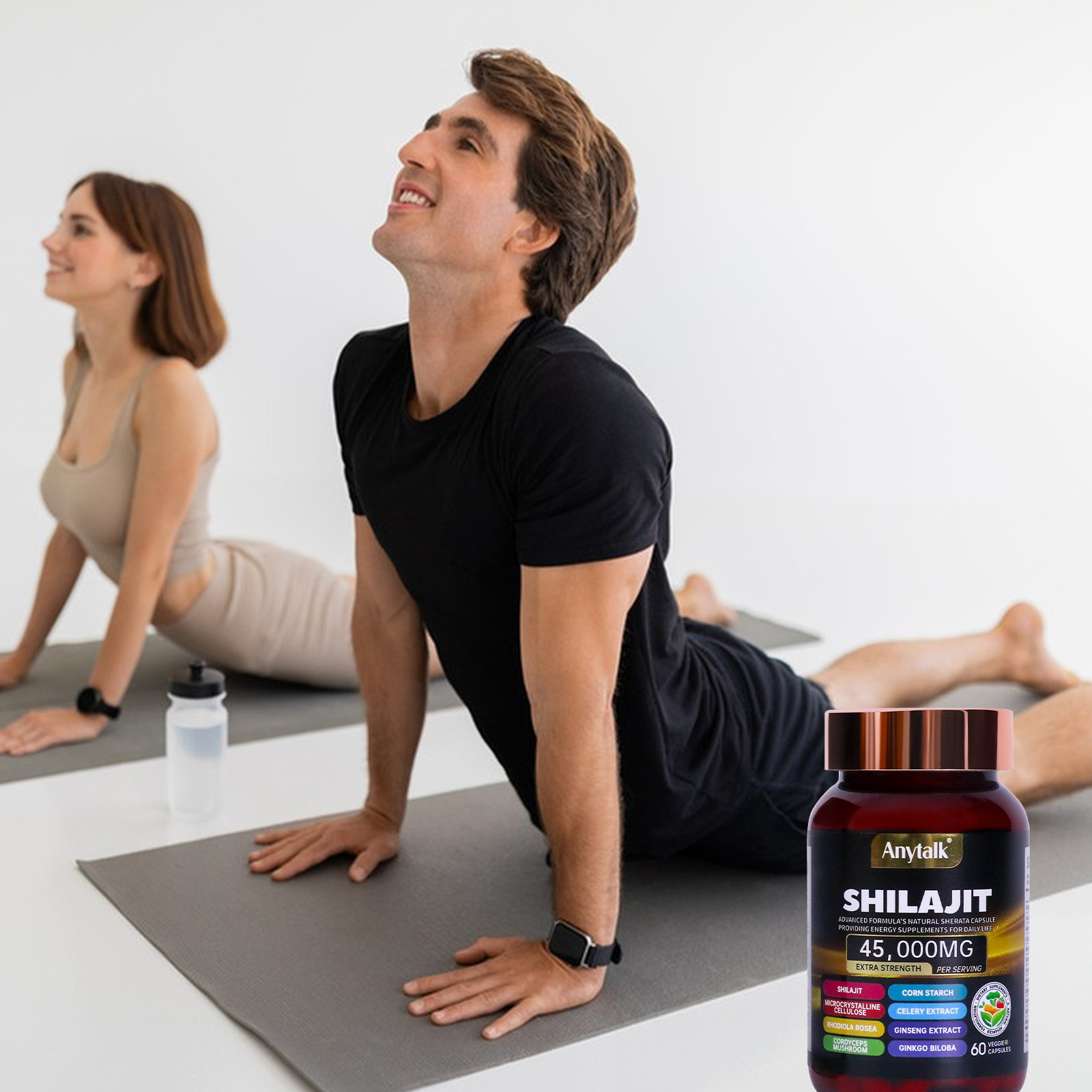 Advanced 45000mg Shilajit Energy Capsules – Maximum Strength Vitality Boost