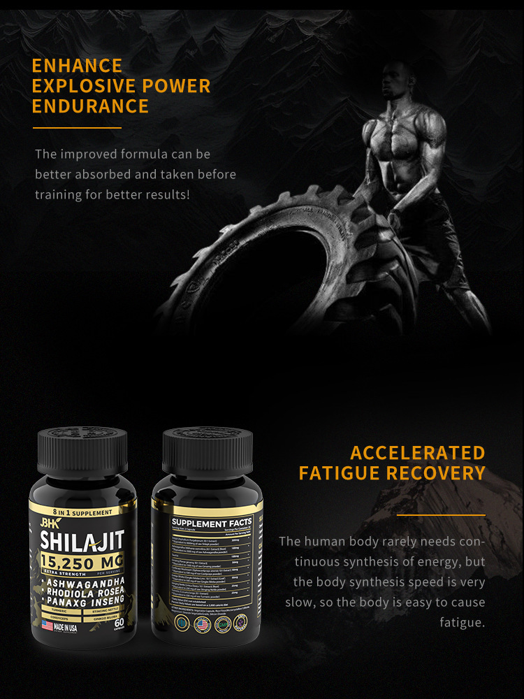 Shilajit Capsules – Ultra Extra Strength Formula for Energy & Vitality