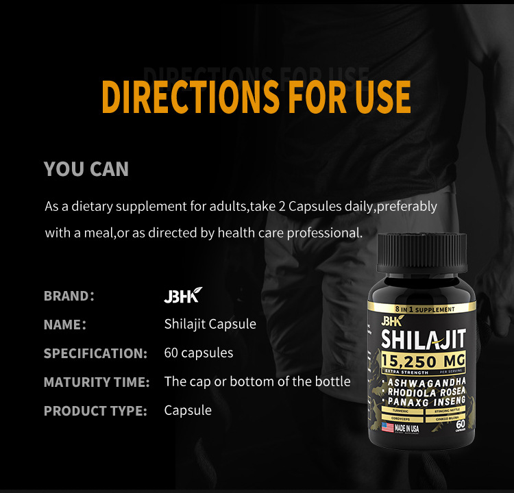Shilajit Capsules – Ultra Extra Strength Formula for Energy & Vitality