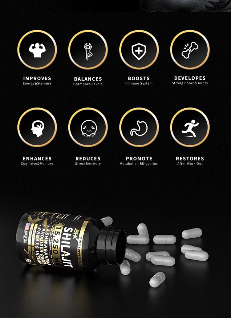 Shilajit Capsules – Ultra Extra Strength Formula for Energy & Vitality