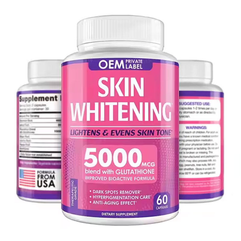Skin Brightening Capsules – 5000mcg Glutathione Dark Spot Remover & Anti-Aging Formula