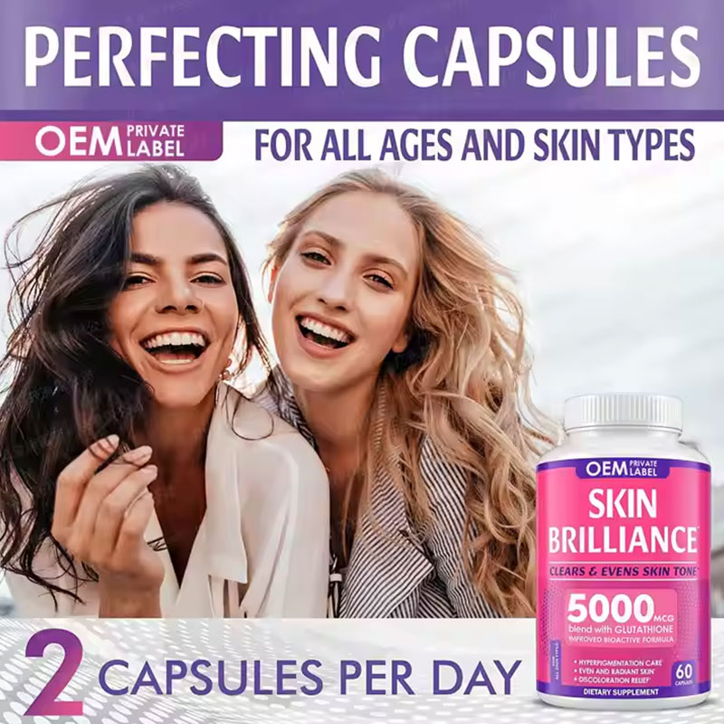 Skin Brightening Capsules – 5000mcg Glutathione Dark Spot Remover & Anti-Aging Formula