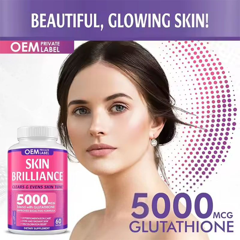 Skin Brightening Capsules – 5000mcg Glutathione Dark Spot Remover & Anti-Aging Formula