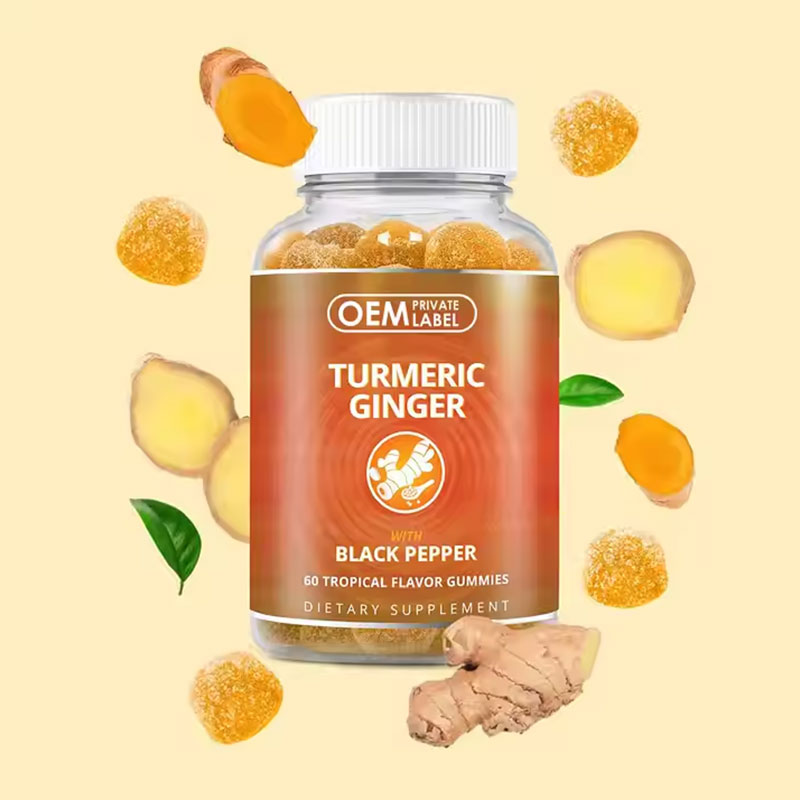 Curcumin & Black Pepper Gummies – Turmeric & Ginger Support