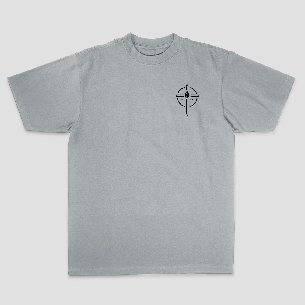 Saved By The Blood Printed Men's T-shirt