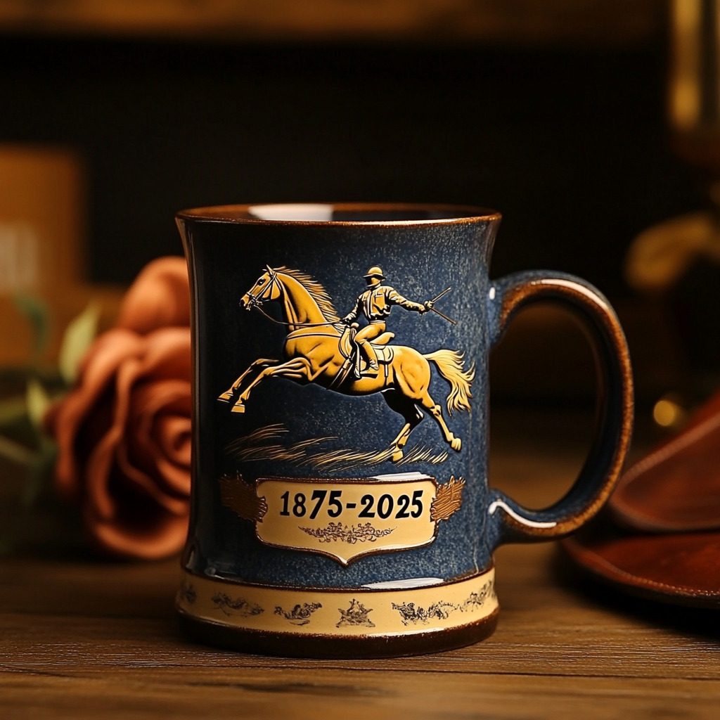 🏇"Run for the Roses" 150th Anniversary Mug