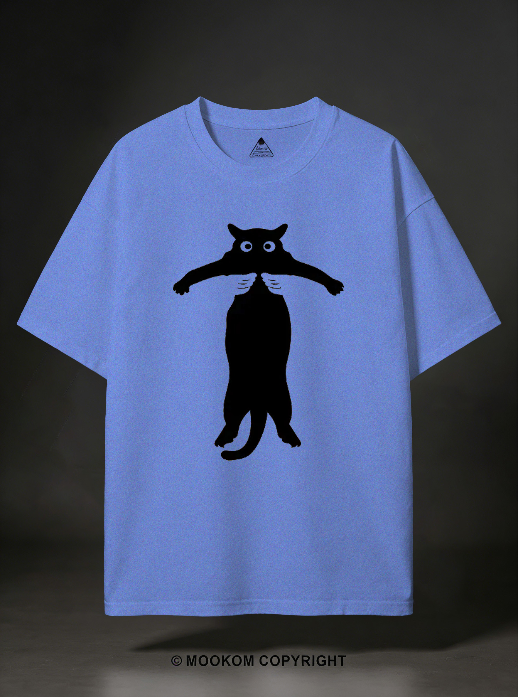 Black Cat Held By Hands Washed T-Shirt