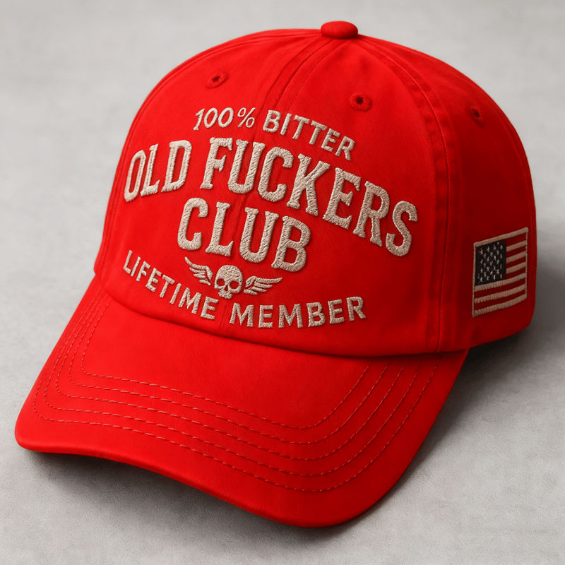 🔥LAST DAY 50% OFF - “Old Fuckers Club“ - Vintage Baseball Cap