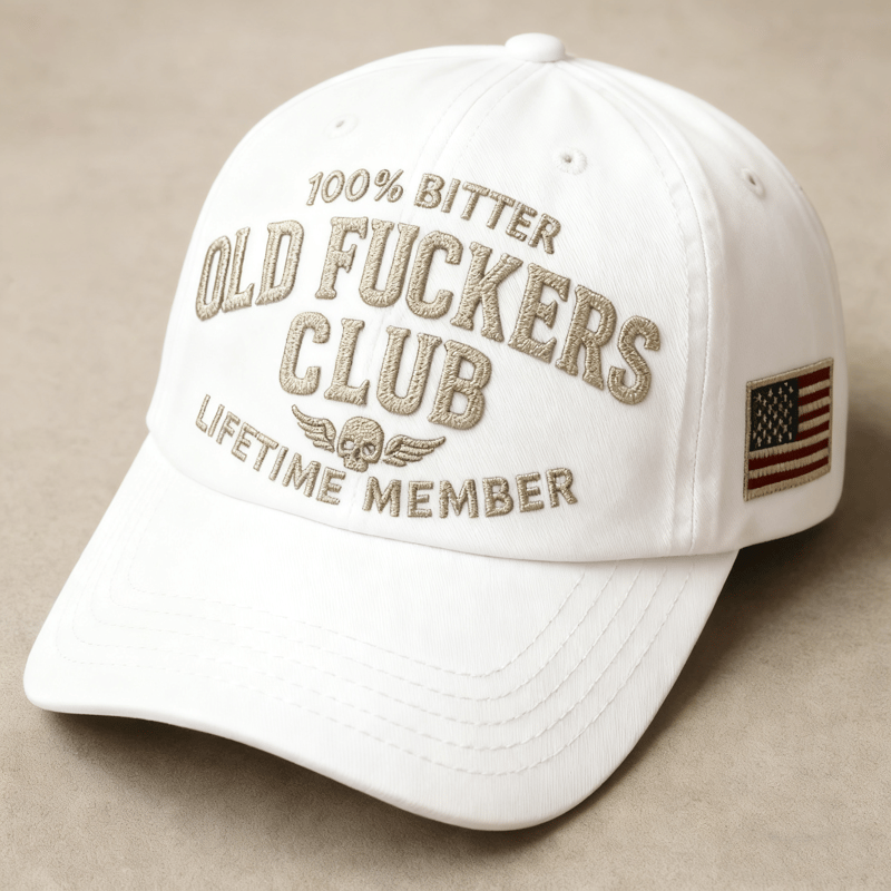 🔥LAST DAY 50% OFF - “Old Fuckers Club“ - Vintage Baseball Cap