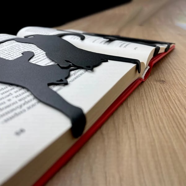 🏆Flash Sale⚡ 50K+ SOLD! 🔥😹5Pcs Metal Cat bookmark