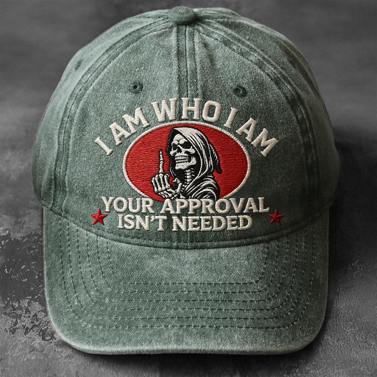 I Am Who I Am Embroidery Cap