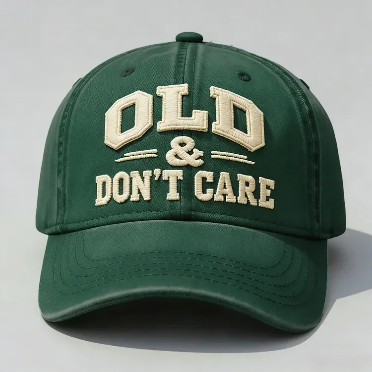 🧢2026 Hot Sale 49% OFF 🔥Vintage-Inspired Distressed"OLD & DON’T CARE"Cap