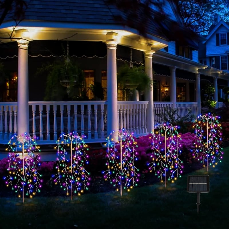 🌈 Solar Garden Lights Outdoor Decor