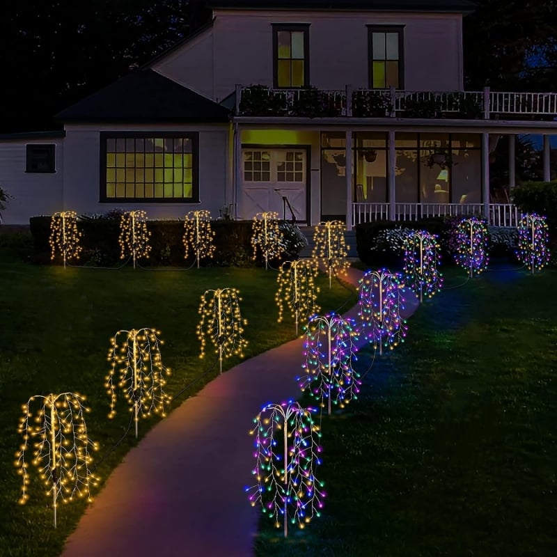 🌈 Solar Garden Lights Outdoor Decor