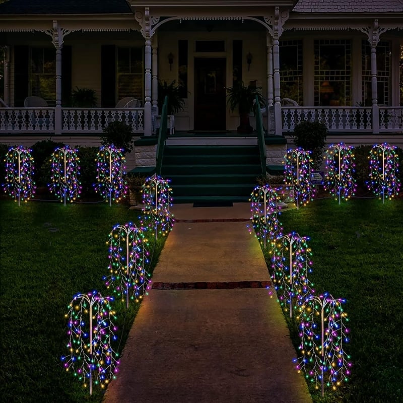 🌈 Solar Garden Lights Outdoor Decor