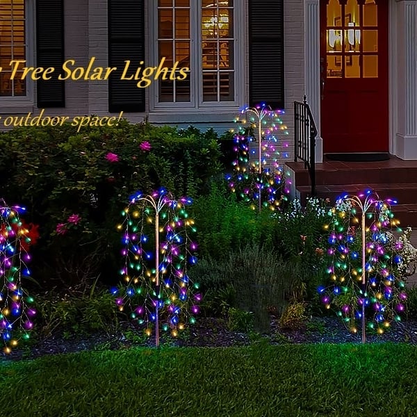 🌈 Solar Garden Lights Outdoor Decor