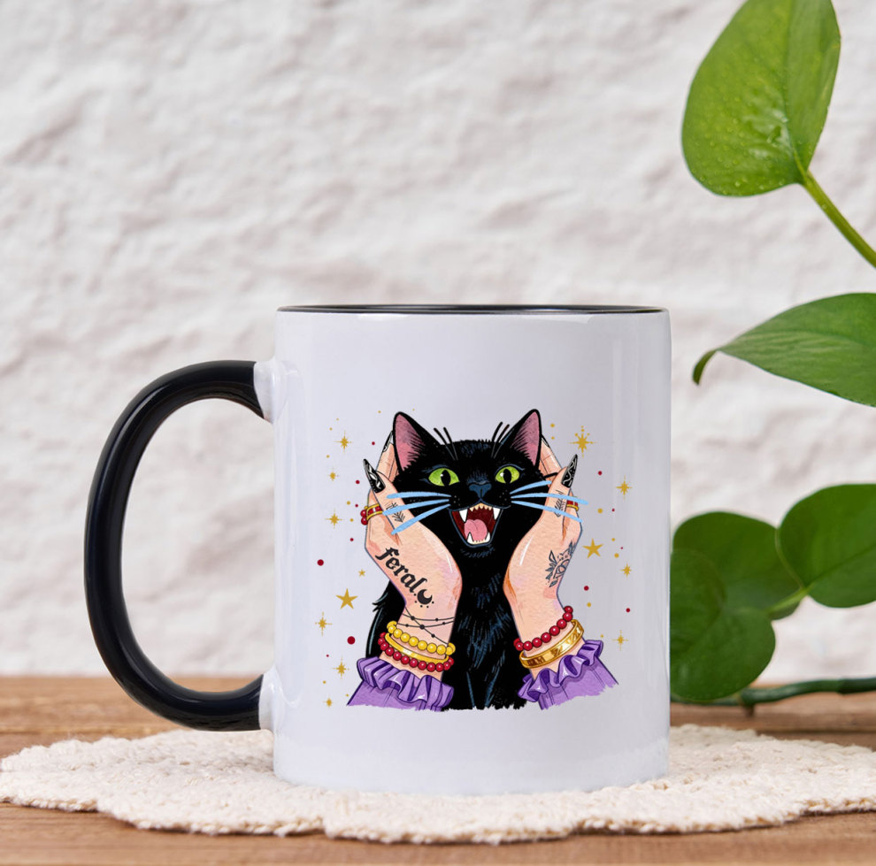 Feral Cat Magic Mug