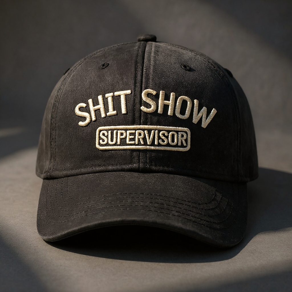 Shit Show Supervisor Embroidery Cap