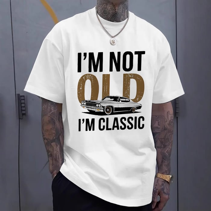 🔥3D retro car print casual short-sleeved shirt, 2026 summer new style