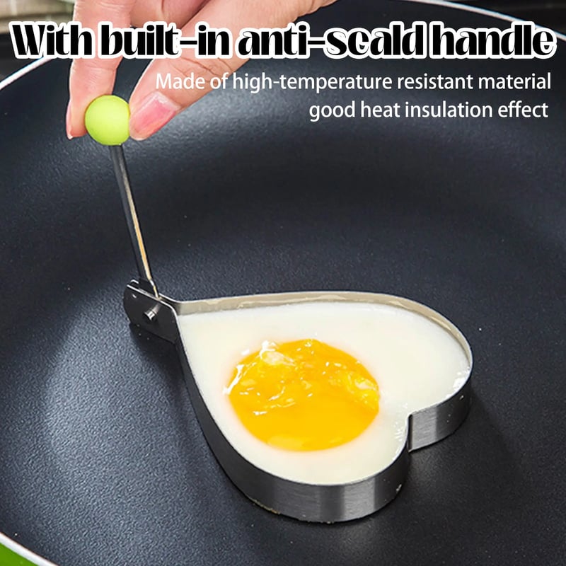 5 Counts Set Fried Egg Rings Molds, Multifunctional Breakfast Tool