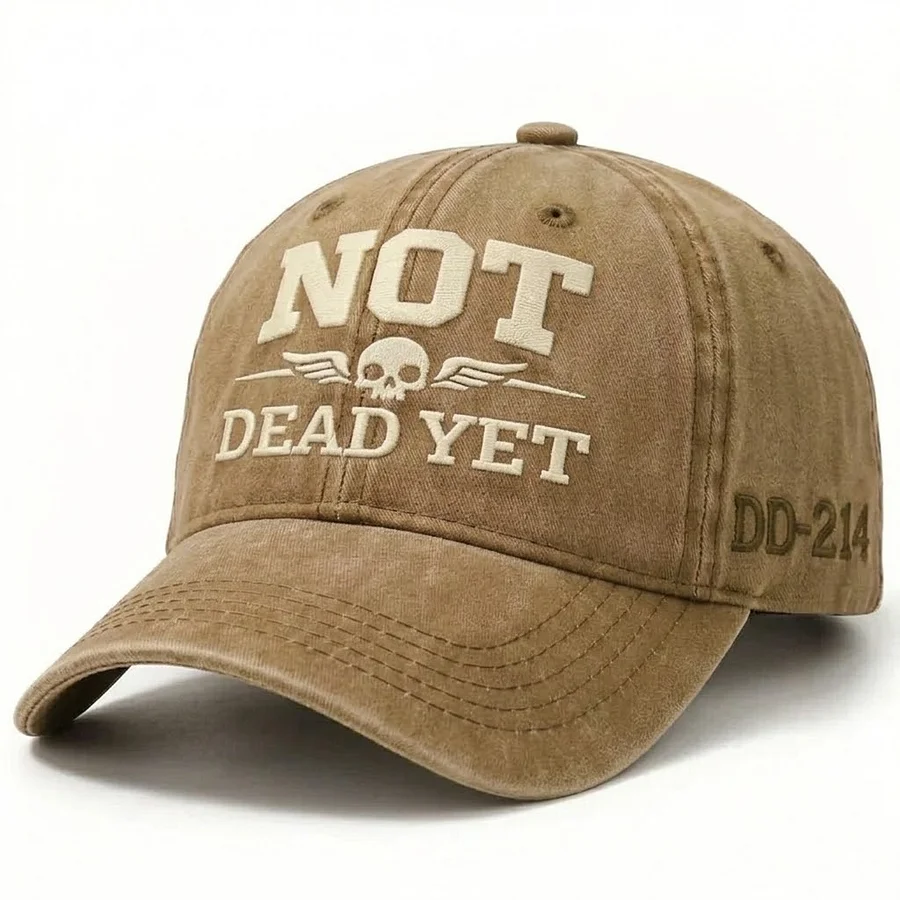 NOT DE*D YET Veteran Dad Embroidery Hat