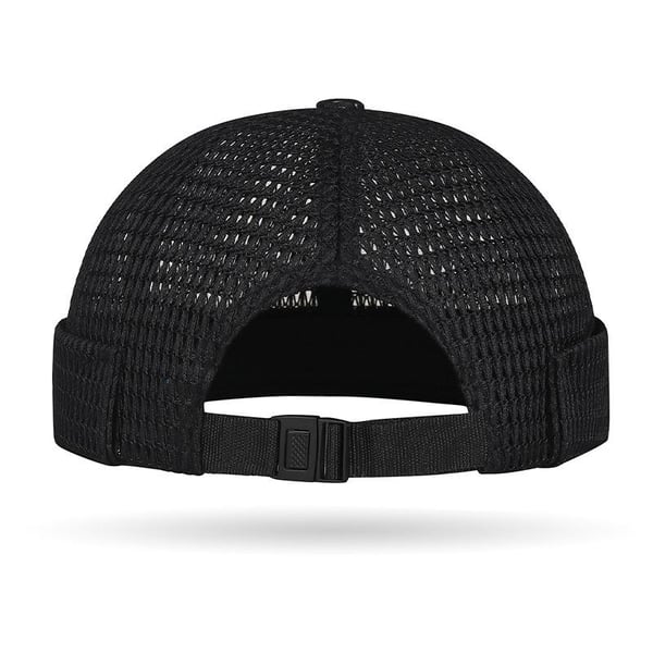 🔥Men’s Breathable Brimless Docker Hat – Lightweight Mesh Skull Cap for Summer Outdoor Wear