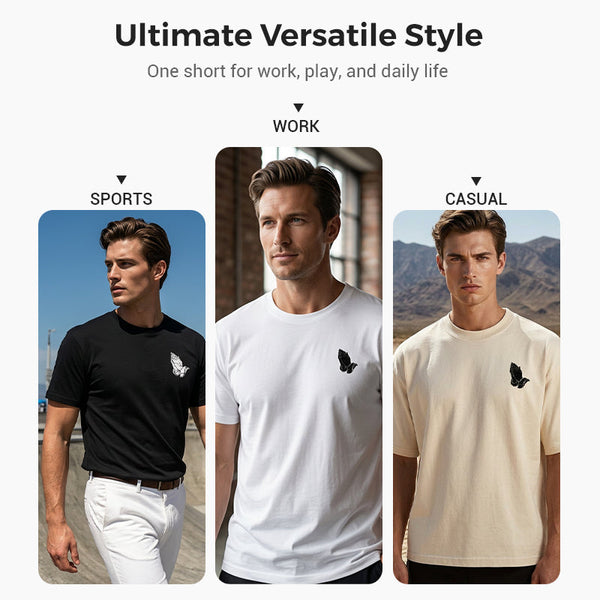 👕50% OFF!🙏Men's Praying Hands Graphic Tee – Cotton, Casual, Symbolic, Versatile ✨