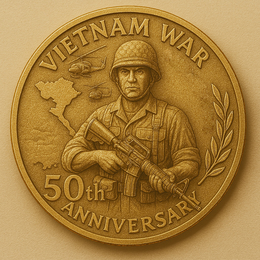 50th Anniversary Commemorative Coin of the Vietnam War
