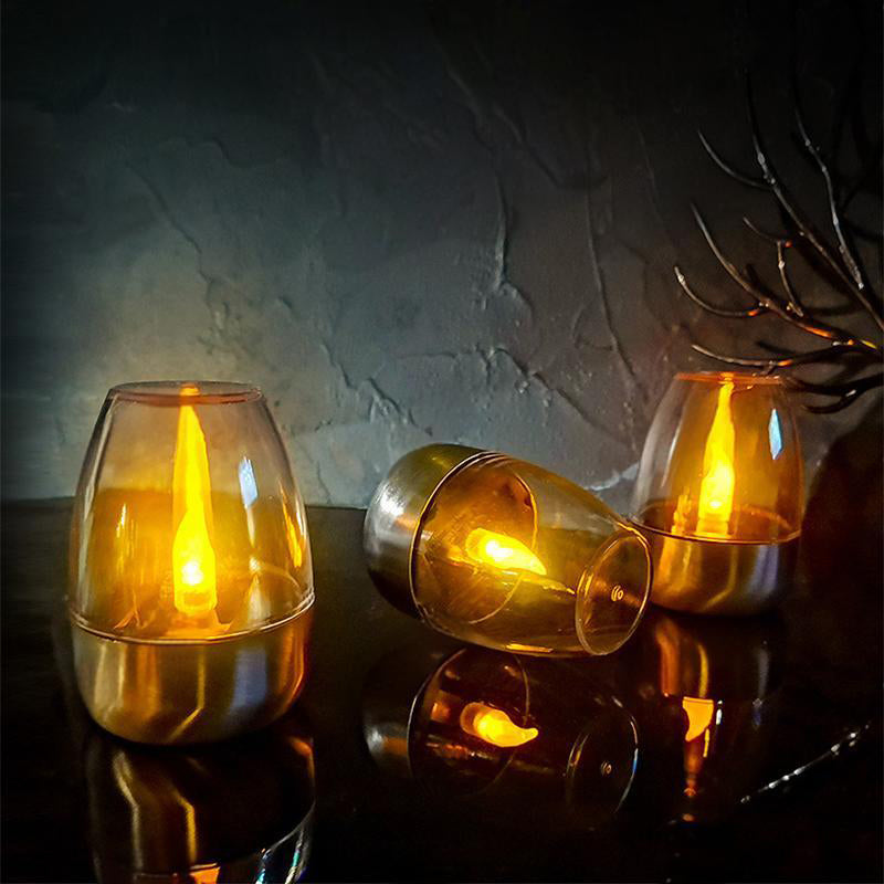 ☀️ Solar Flickering Tea Lights – Realistic Flame Effect, Dusk-to-Dawn Auto On, IP65 Waterproof & 6-8 Hours of Ambient Garden Light 🌙