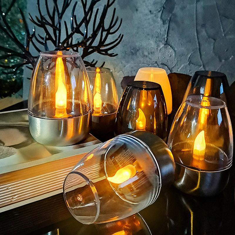 ☀️ Solar Flickering Tea Lights – Realistic Flame Effect, Dusk-to-Dawn Auto On, IP65 Waterproof & 6-8 Hours of Ambient Garden Light 🌙