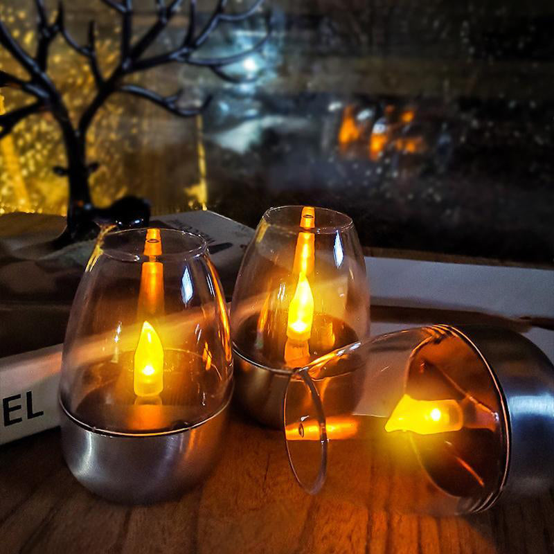 ☀️ Solar Flickering Tea Lights – Realistic Flame Effect, Dusk-to-Dawn Auto On, IP65 Waterproof & 6-8 Hours of Ambient Garden Light 🌙