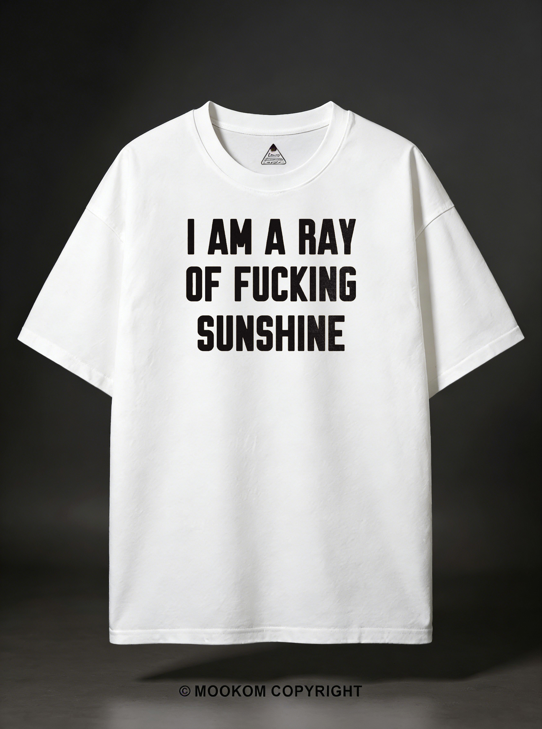 I AM A RAY OF FUCKING SUNSHINE Print Casual Short Sleeve T-shirt