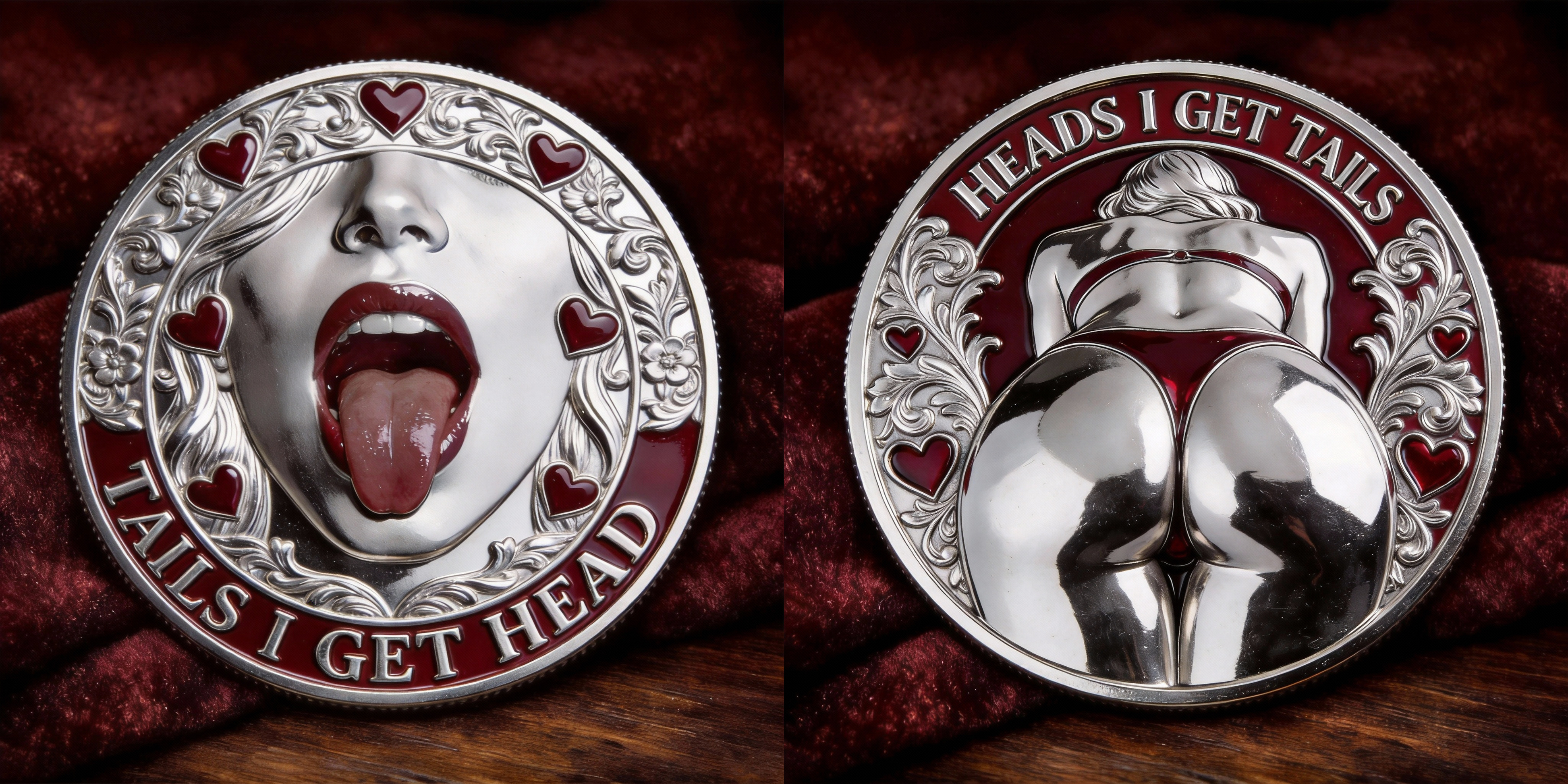 🌹Valentine Sale 58% OFF❤️The Lucky Desire Commemorative Coin (Heads I Get Tail / Tails I Get Head)
