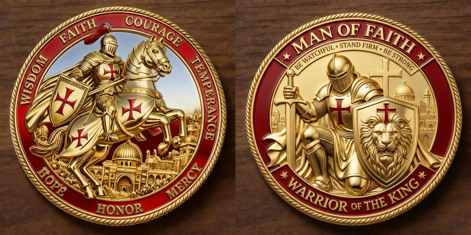 ⚡️Last Day 60% OFF - Brotherhood of Knights Commemorative Coin ⚔️🛡️
