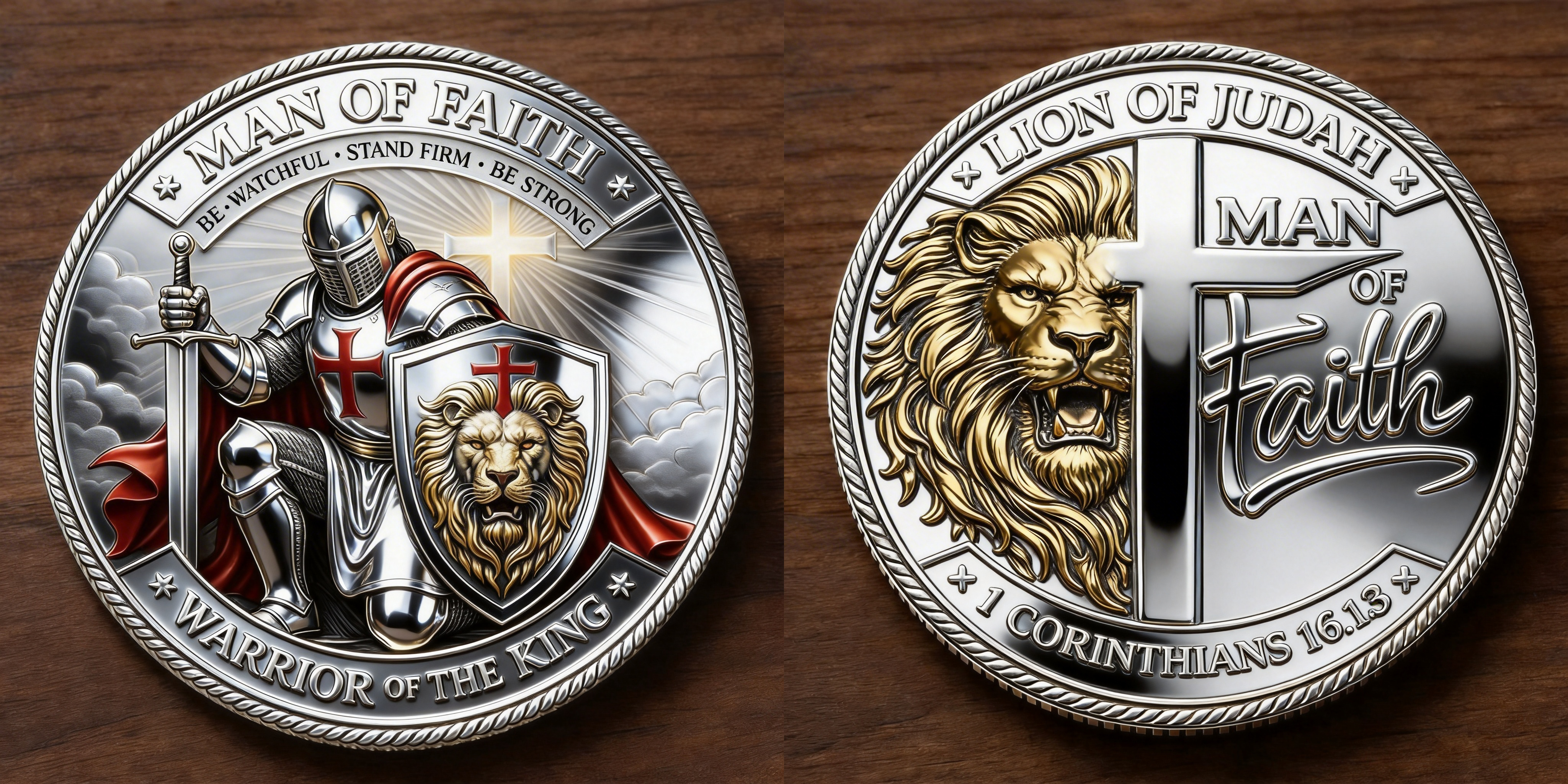 ⚡️Last Day 60% OFF - Brotherhood of Knights Commemorative Coin ⚔️🛡️