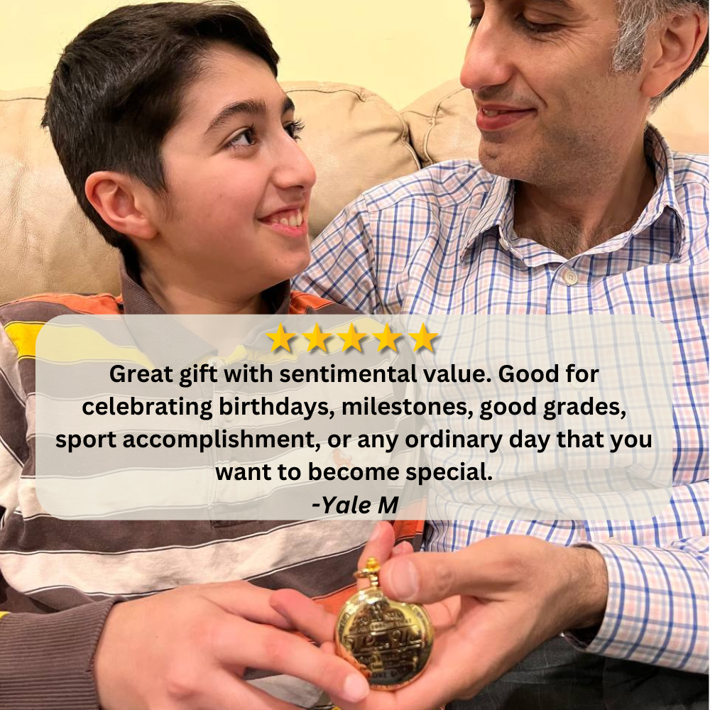 To My Son / From Dad - Luxury Vintage Pocket Watch Gift